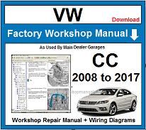 VW Volkswagen CC Workshop Repair Manual